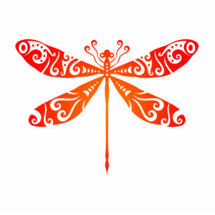 Maori Dragonfly Polynesian Tribal Tattoo Gift Idea Standing Photo Sculpture