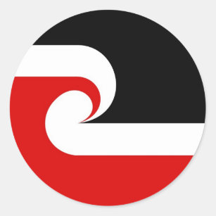 Maori Flag Stickers Labels Zazzle Uk