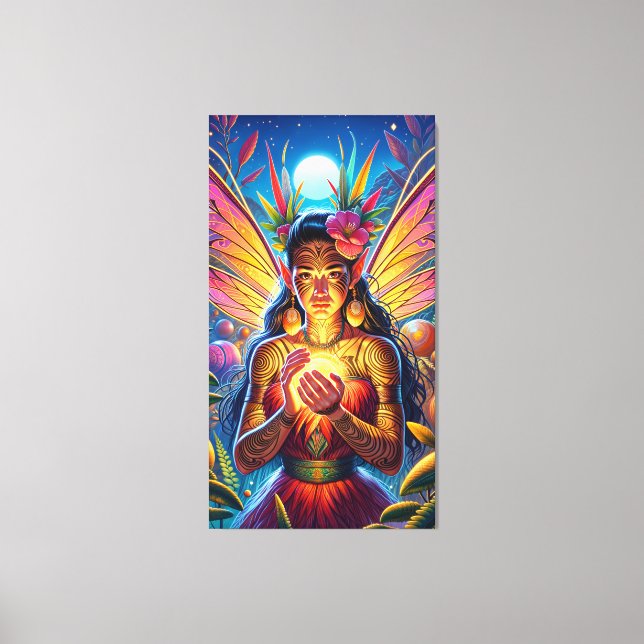 Māori Fairy Canvas Print (Front)