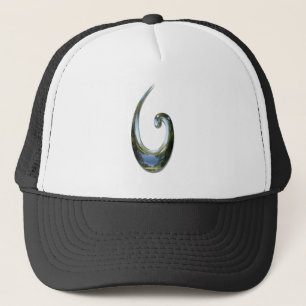 Maori Fish Hook - Chrome Trucker Hat