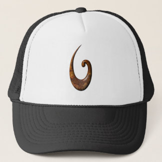 Maori Fish Hook - Rust Trucker Hat