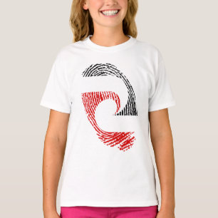 Maori flag fingerprints T-Shirt