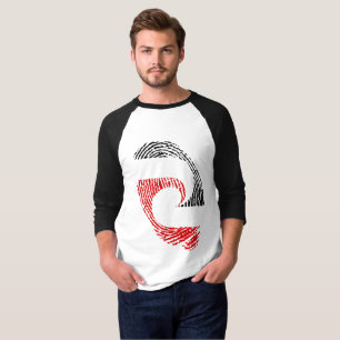 Maori flag fingerprints T-Shirt