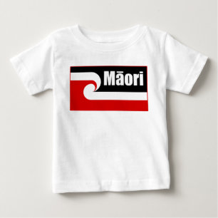 Maori flag,Tino Rangatiratanga flag, Māori Baby T-Shirt