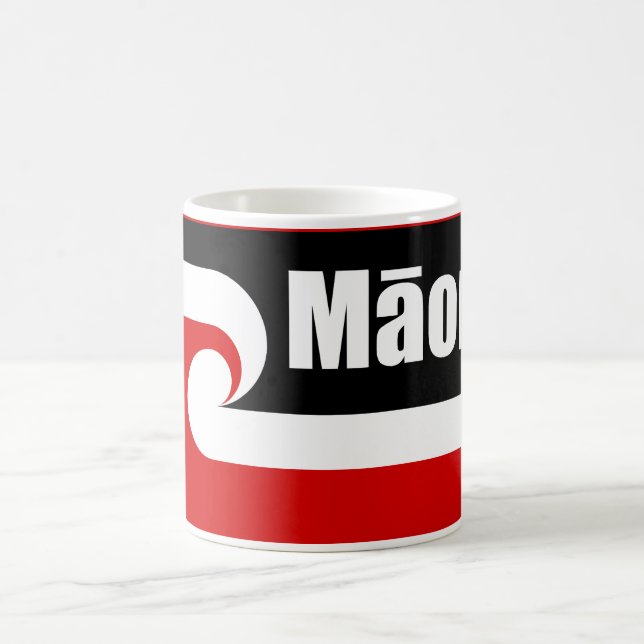Maori flag,Tino Rangatiratanga flag, Māori Coffee Mug (Center)