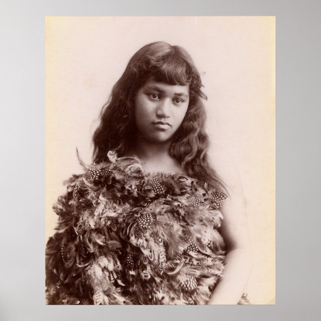 Māori Girl Poster (Front)