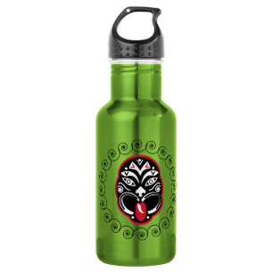 Maori Haka   New Zealand   Native Art   Decor 532 Ml Water Bottle