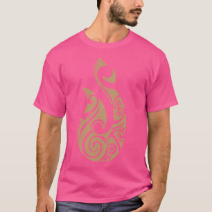 Maori Hei Matau Fishhook Tattoo Gift Idea T-Shirt