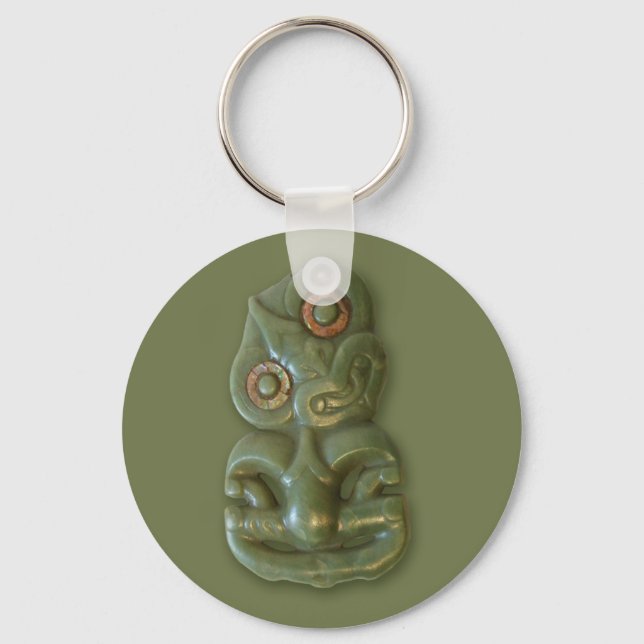Maori Hei-Tiki Keychain (Front)