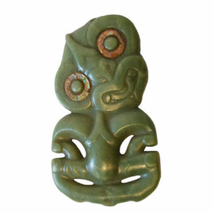 Maori Hei-Tiki Photo Sculpture Decoration