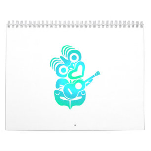 Maori Hei Tiki Ukulele Music - Gift Idea Calendar