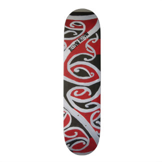 Maori Inspired Hammerhead Shark Skateboard