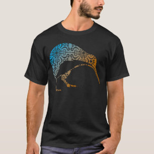 Maori Kiwi Tribal Aboriginal New Zealand Bird  1 T-Shirt