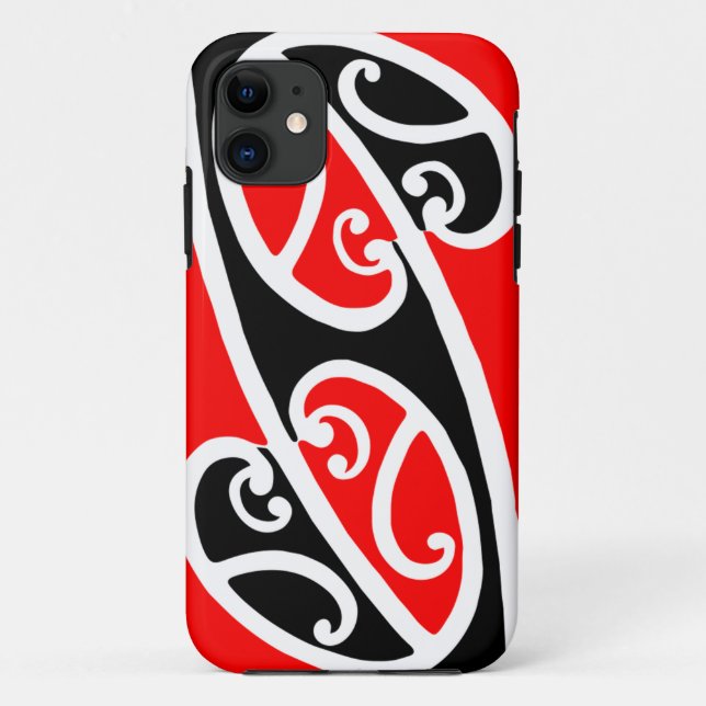 Maori Kowhaiwhai Pattern 2 Case-Mate iPhone Case (Back)