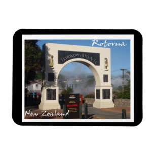 Maori living village Rotorua, New Zealand magnet