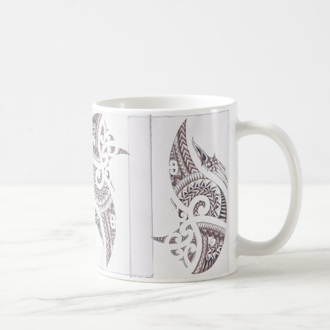 maori luxury designer 2 coffee mug (Right)
