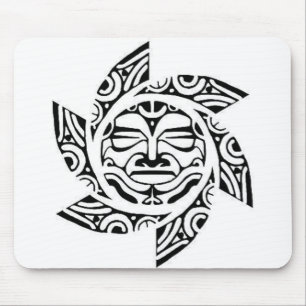 Maori Mask Mouse Mat