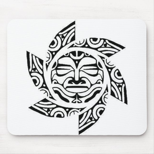 Maori Mask Mouse Mat (Front)