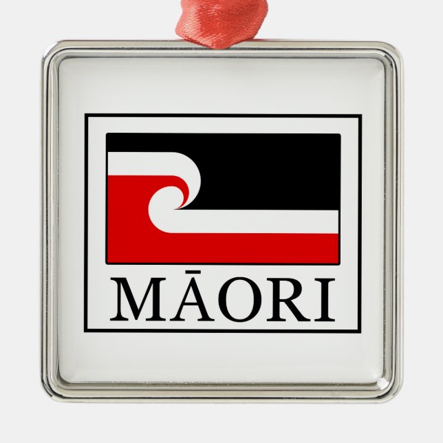 Maori Metal Tree Decoration (Front)
