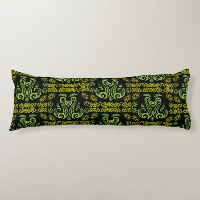 Māori New Zealand Art Body Cushion (Front)