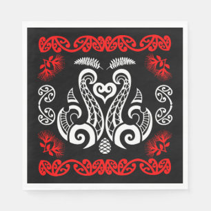 Māori New Zealand Art Napkin
