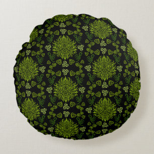 Māori New Zealand Art Round Cushion