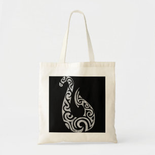 Maori New Zealand Polynesian Fish Hook Charm Gift  Tote Bag