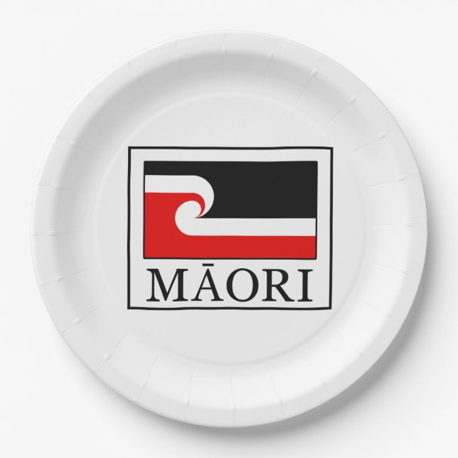 Maori Paper Plate (Front)