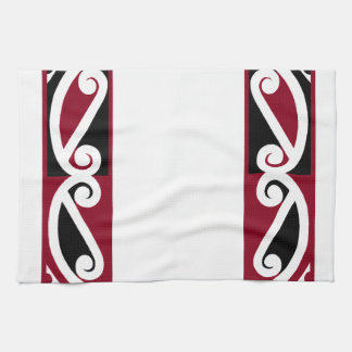 Maori Pattern Koru Tea Towel
