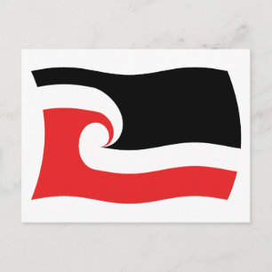 Maori People Flag Postcard