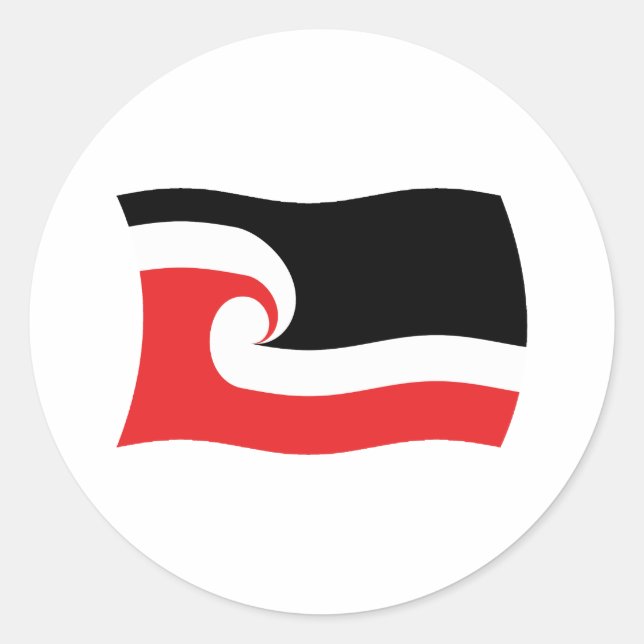 Maori People Flag Sticker (Front)