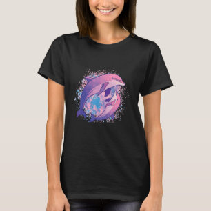 Maori Polynesian  Dolphin Just a Girl Who Loves Do T-Shirt