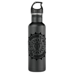 Maori Polynesian Tattoo Art with Animals for Snork 710 Ml Water Bottle