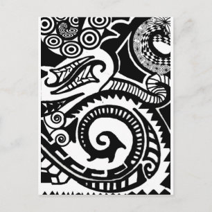 maori postcard