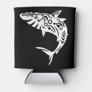 Maori Shark Tribal Tattoo - Gift Idea Can Cooler