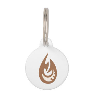 Maori Symbol Pet Tag