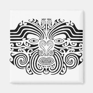 Maori Tattoo - Black and White Magnet
