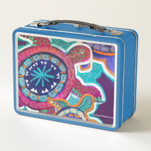 Maori Turtle Metal Lunchbox