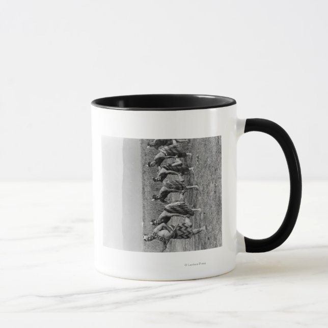 Maori War Dance Photograph Mug (Right)