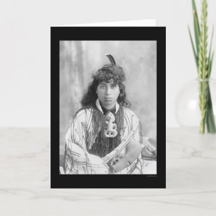 Maori Woman from Rotorua New Zealand 1895 Card