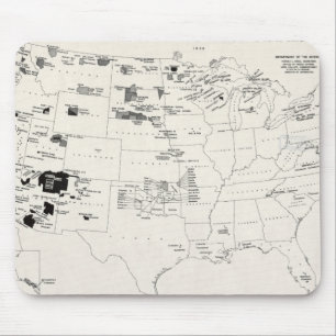 MAP: AMERICAN INDIANS 2 MOUSE MAT