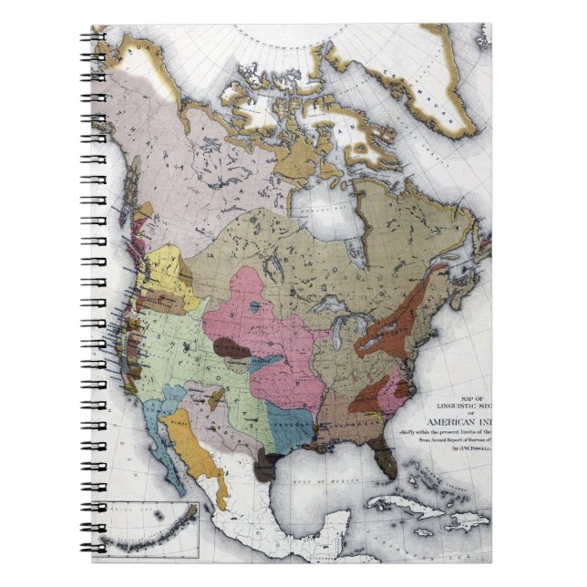 MAP: AMERICAN INDIANS 3 NOTEBOOK (Front)