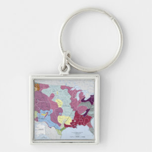MAP: AMERICAN INDIANS KEY RING