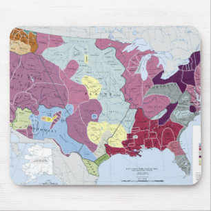 MAP: AMERICAN INDIANS MOUSE MAT