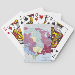 MAP: AMERICAN INDIANS PLAYING CARDS