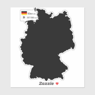 map and some facts of Germany