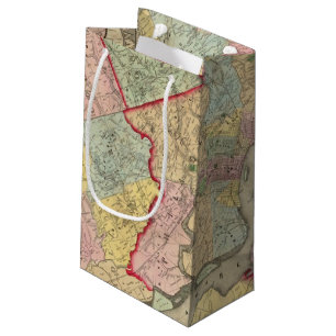 Map Around The City Of Philadelphia Small Gift Bag
