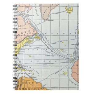 MAP: ATLANTIC VOYAGES NOTEBOOK