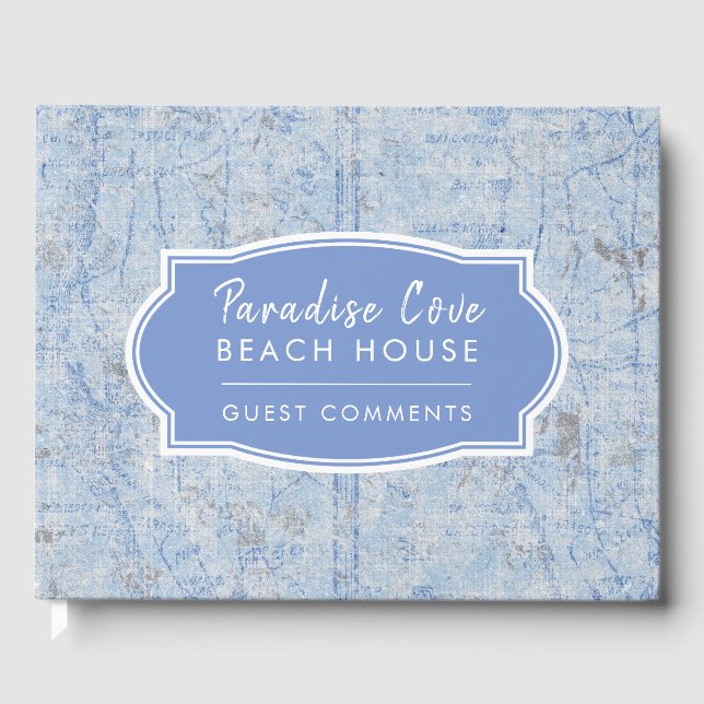 Map Beach House Vacation Rental Comments Guest Book (Front)
