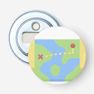 Map Bottle Opener